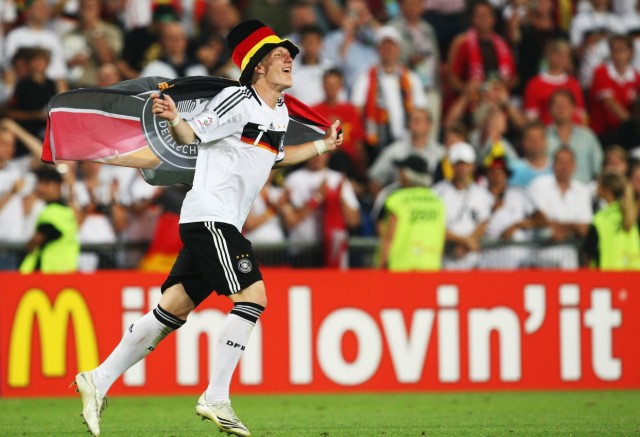 Germany v Turkey - Euro 2008 Semi Final; Bastian Schweinsteiger - Germany v Turkey - Euro 2008 Semi Final