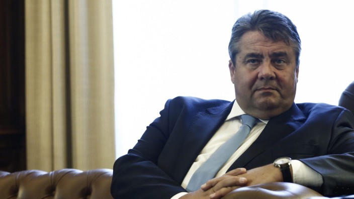 German Vice Chancellor and Economy Minister Sigmar Gabriel visits