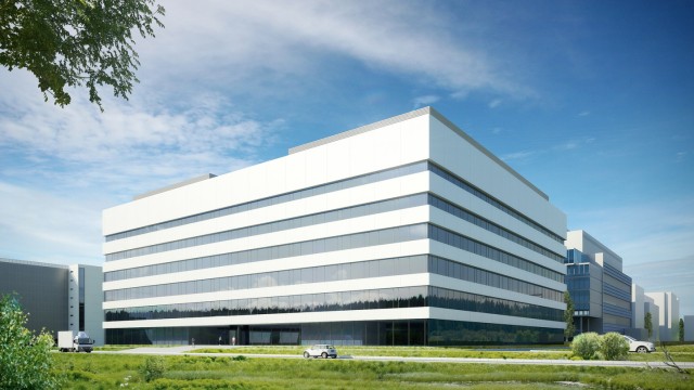 Richtfest: So wird es aussehen: das neue Labor- und Bürogebäude am Roche-Standort Penzberg.