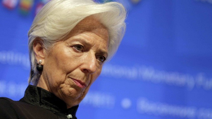 File photo of IMF Managing Director Christine Lagarde at the 2016 IMF World Bank Spring Meeting in Washington
