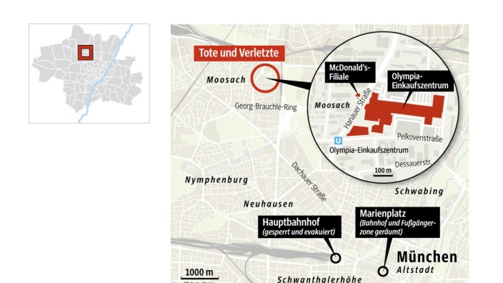 Schießerei im OEZ und Großeinsatz: München, OEZ