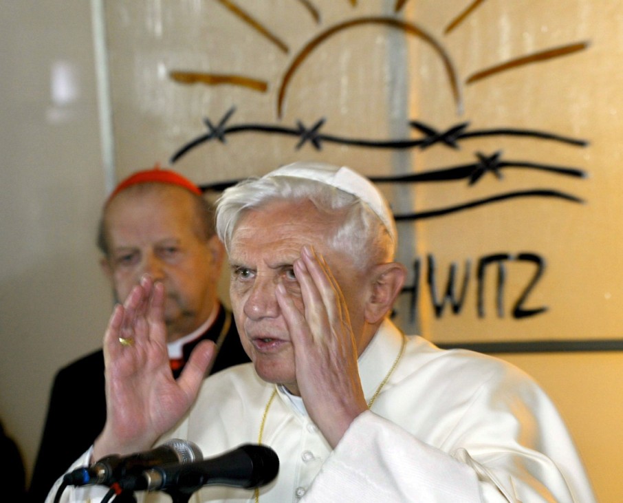 Papst Benedikt XVI. in Auschwitz