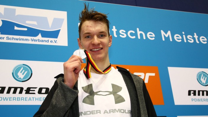 Schwimmen 128 Deutsche Meisterschaft im Schwimmen 2016 im Velodrom Berlin Johannes Hintze Potsda; Hintze