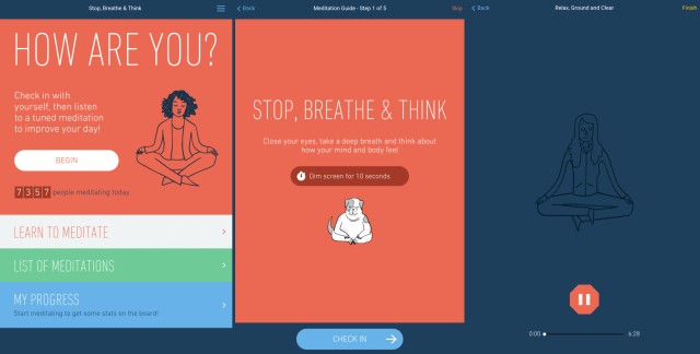 Meditations-Apps: Stop, Breathe & Think