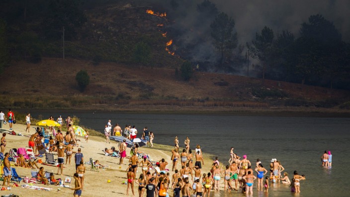Fire in Pontevedra