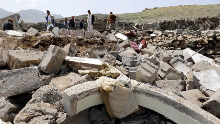 Saudi-led military coalition airstrikes on Sana'a