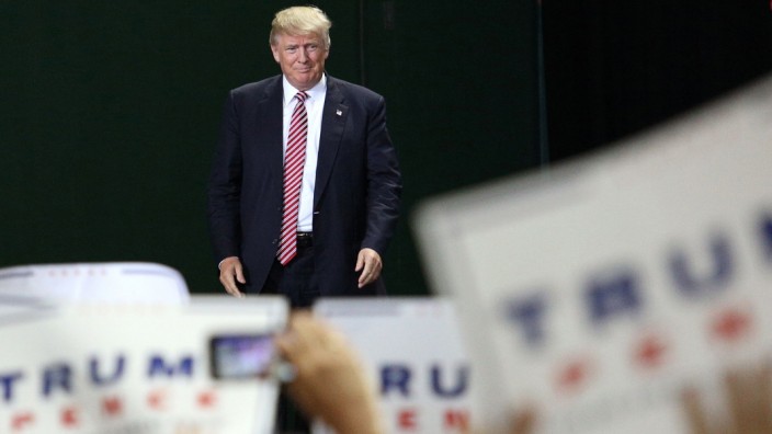 US-Präsidentschaftskandidat: Donald Trump bei einem Auftritt in Florida.