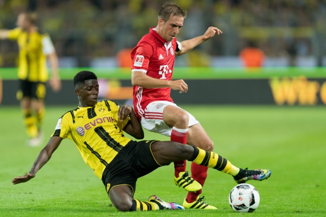 Dortmund Germany 14 08 2016 Supercup 2016 BV Borussia Dortmund FC Bayern Muenchen Ousmane Dembel