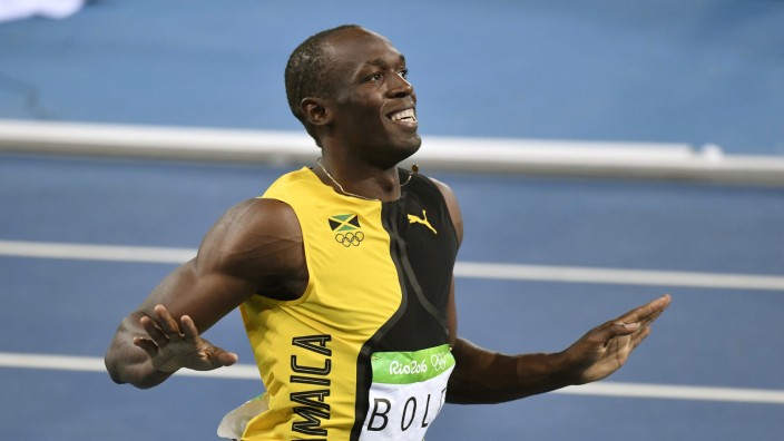 Olympia: Gelöster Olympiasieger über die 100 Meter: Usain Bolt.
