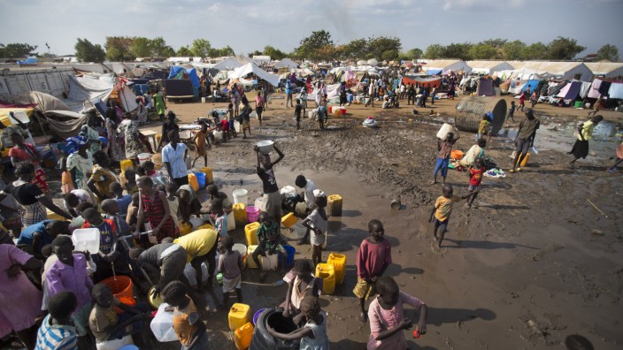 Vereinte Nationen: Ein Flüchtlingscamp der Vereinten Nation in Juba, der Hauptstadt des Südsudan.