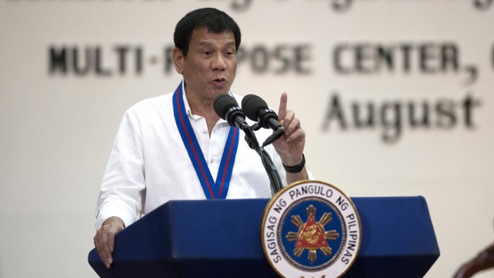 Rodrigo Duterte, der Präsident der Philippinen
