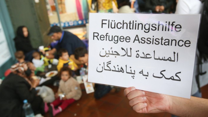 Flüchtlinge am Hamburger Hauptbahnhof