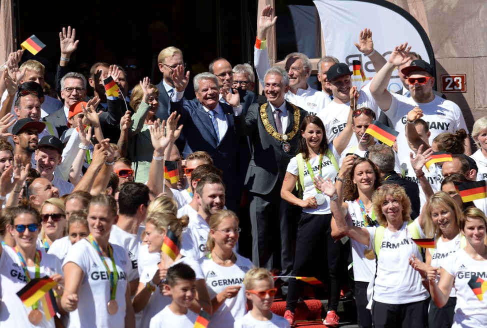 German Olympic Team Welcome Home Reception