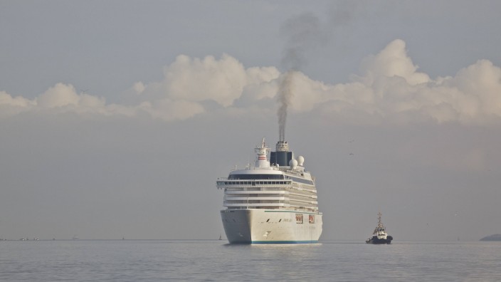 Cruise liner Crystal Serenity arriving in Liverpool on the River Mersey England July 2011 All non