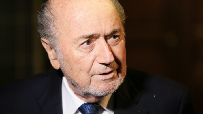 Former FIFA President Sepp Blatter leaves the Court of Arbitration for Sport (CAS) after being heard in the arbitration procedure involving him and FIFA in Lausanne