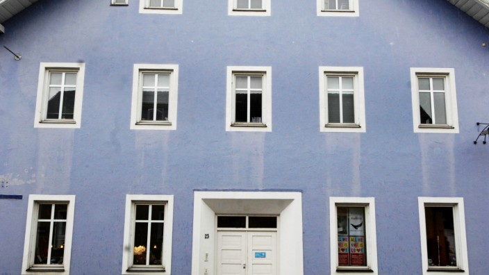 Dießen: blaues Haus