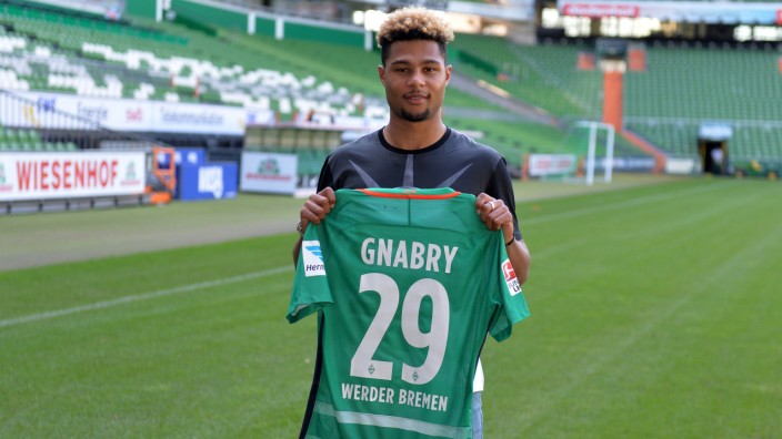 Werder Bremen Neuzugang Serge Gnabry wird vorgestellt