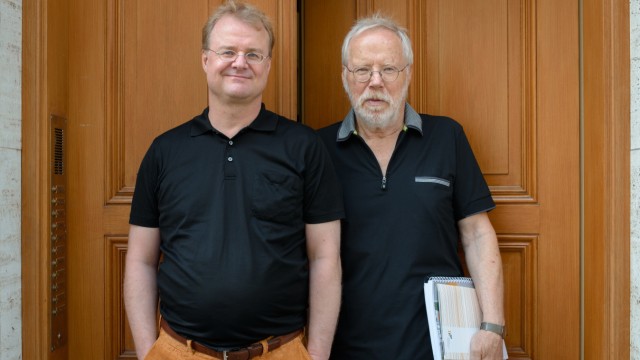 Forschung: Psychologe Gerhard Hackenschmied (links) und Heiner Keupp, emeritierter Professor für Sozialpsychologie an der LMU.
