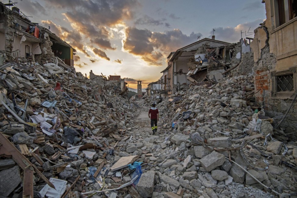 Central Italian earthquake aftermath