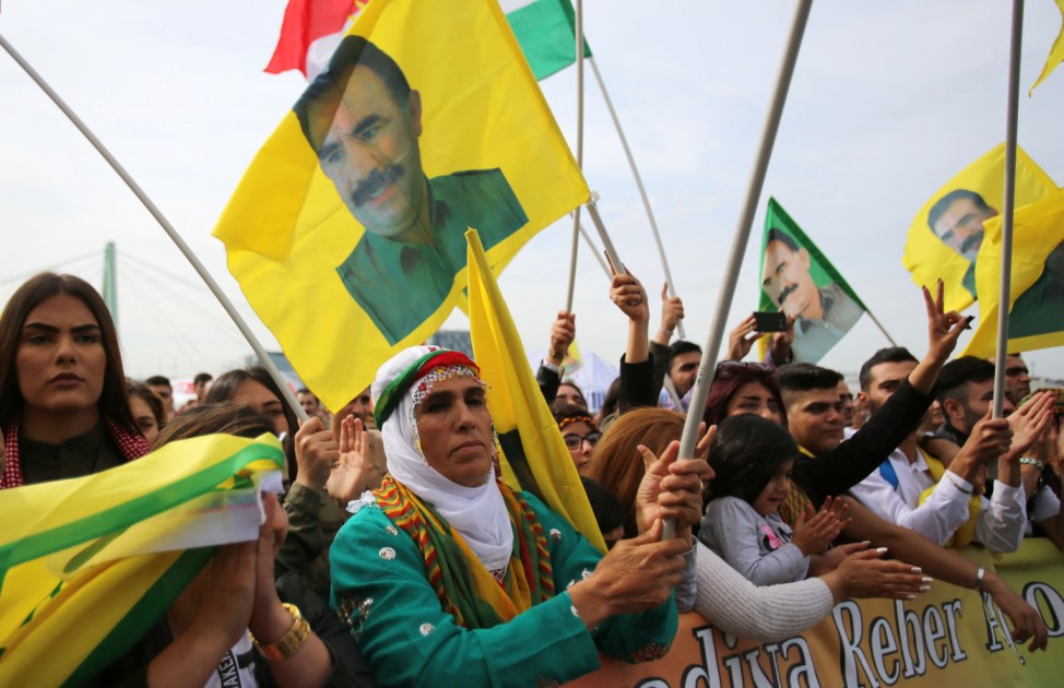 Kurden-Demonstration in Köln