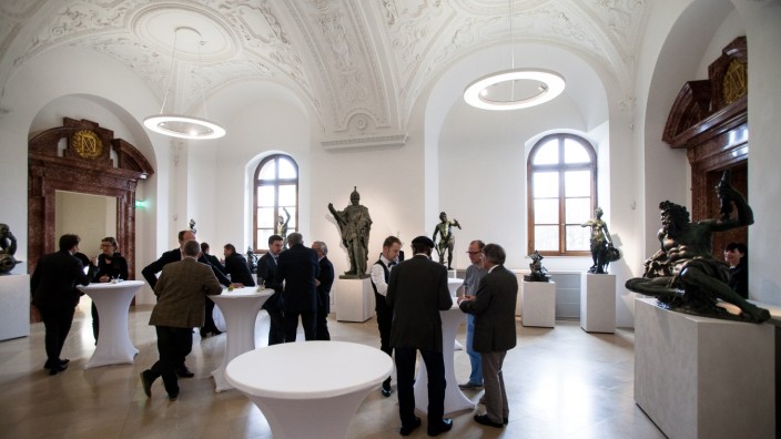 Eröffnung der neuen Bronzesäle in der Residenz in München, 2015