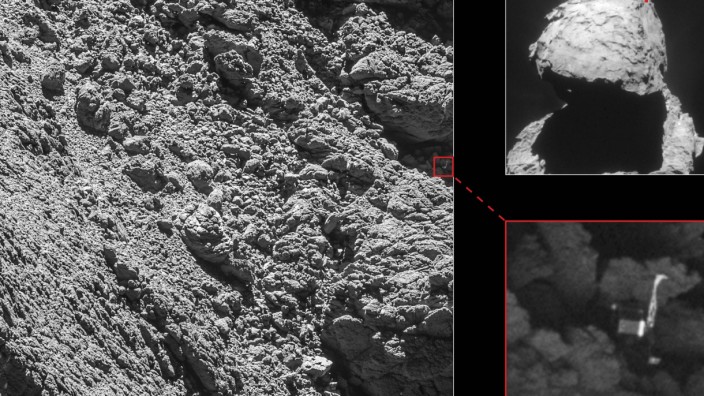 Kamera findet Landeroboter ´Philae" auf Kometen