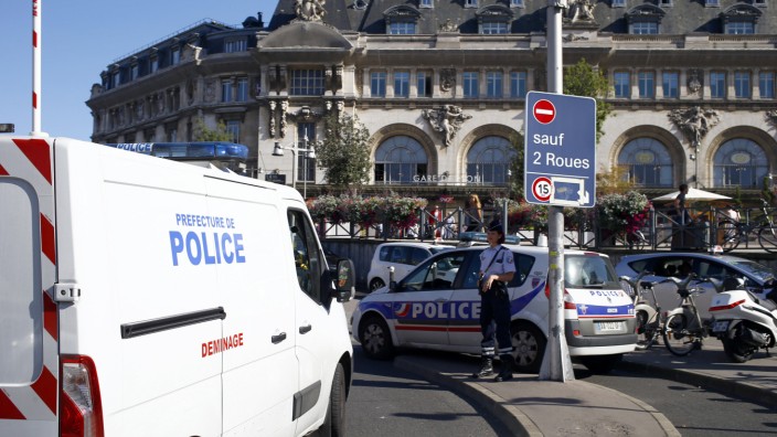 Frankreich: Erhöhtes Polizeiaufgebot beim Gare de Lyon in Paris.