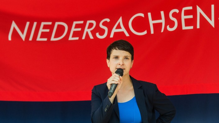 AfD-Wahlkampf mit Petry in Hannover