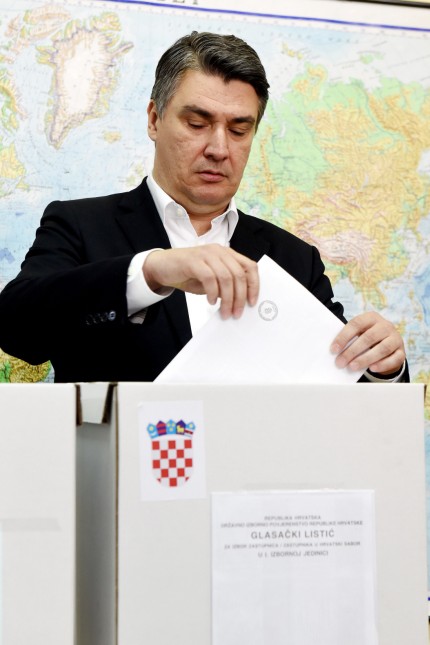 Kroatien: Der sozialdemokratische Kandidat Zoran Milanović war bereits von 2011 bis 2016 kroatischer Premier.
