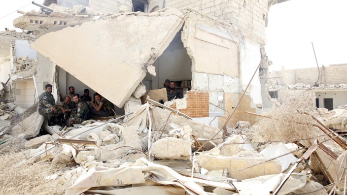Zerstörung in Daraja