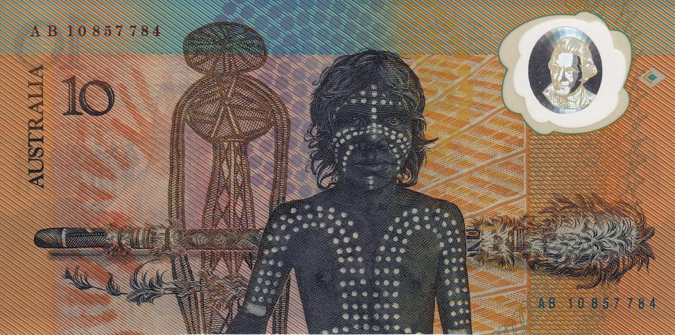 10 Dollar Schein Australien aus dem Jahr 1988