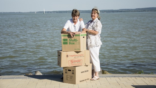 Auswanderer: Friedhelm und Petra Görtz wollen an den See ziehen, weil sie Düsseldorf satthaben. Und weil Petra Görtz kein Kopftuch tragen will.