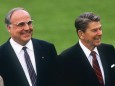 Ronald Reagan und Helmut Kohl, 1985