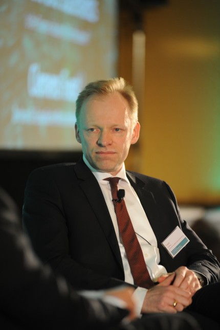 Clemens Fuest auf dem SZ Finanztag in Frankfurt, 2016