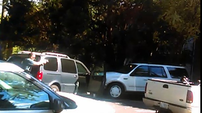 Polizeigewalt in den USA: Eine Szene aus dem Video.