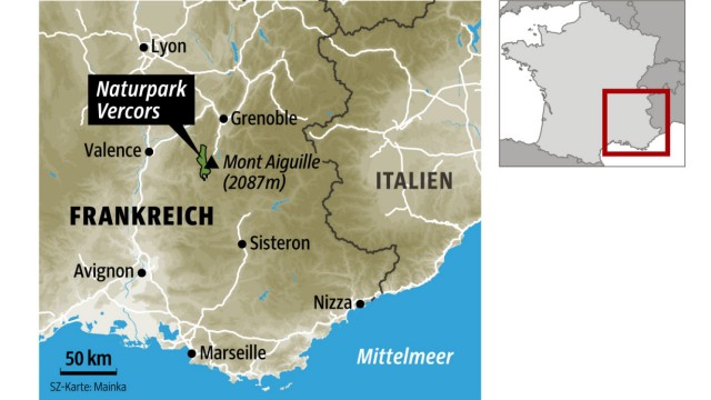 Mont Aiguille in Frankreich: undefined