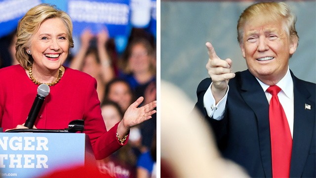 US-Präsidentschaftswahl: Hillary Clinton gegen Donald Trump: Es wird eine hitzige Debatte erwartet.
