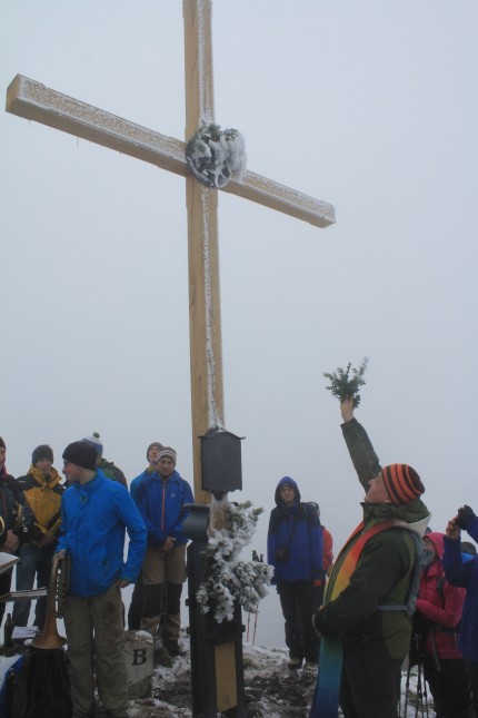 Schafreuter Gipfelkreuz Segnung