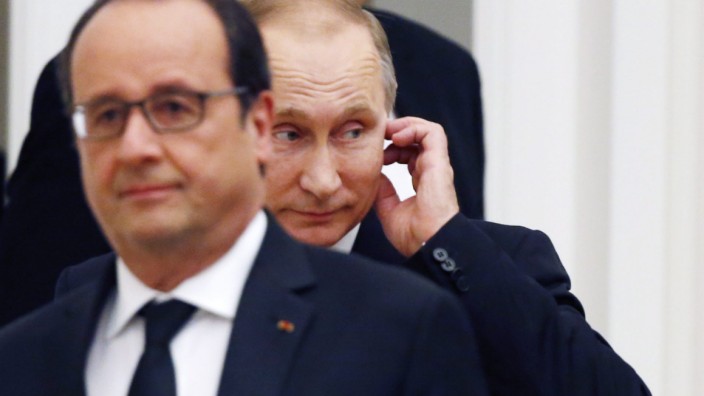 Hollande trifft Putin