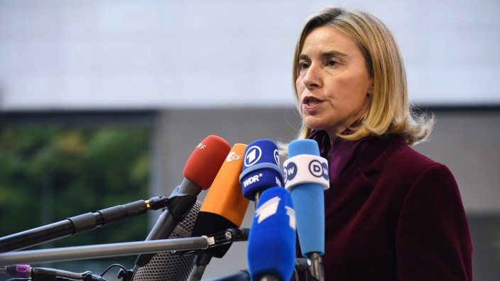 Ihr Forum: Die EU-Außenbeauftragte Mogherini hat Spekulationen um eine Verschärfung der EU-Sanktionen gegen Russland wegen dessen Vorgehen in Syrien zurückgewiesen.