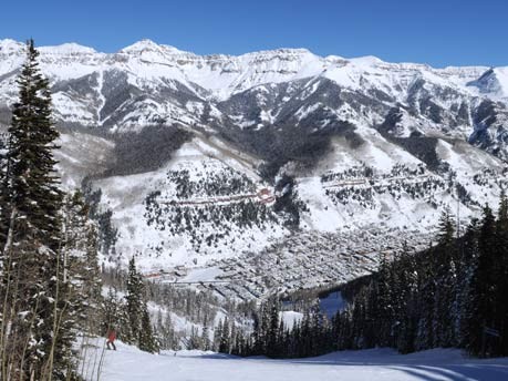 Telluride Colorado Skifahren in den USA, Herbke