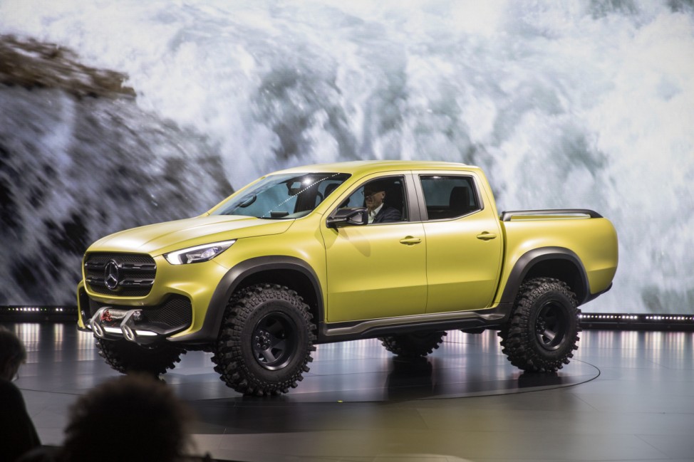 Mercedes Pick-up-Studie X-Class in Stockholm