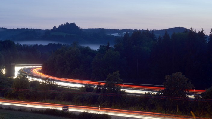 Autobahn bei Irschenberg, 2014