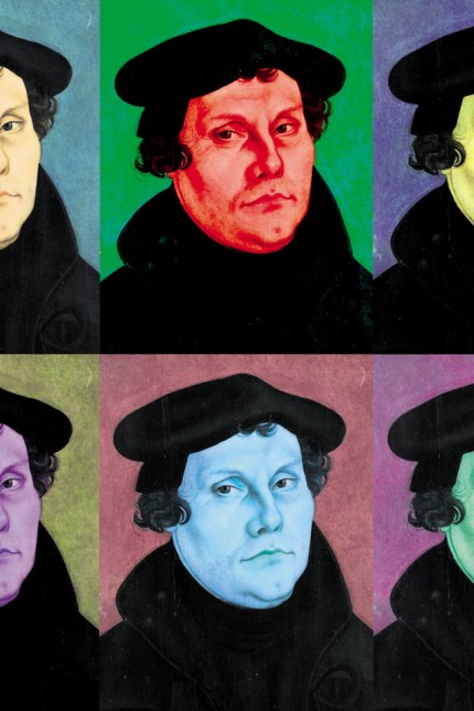 Luther-Jahr: ABB: Lucas Cranach D.Ä. - Martin Luther, 1528, Collage: SZ