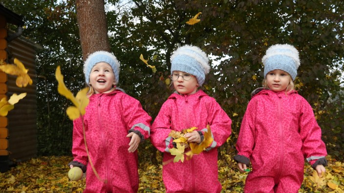 Drei Mädels im Herbst: Foto: Marco Einfeldt