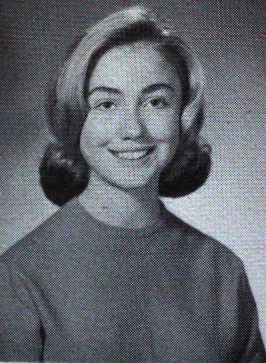 Hillary Clinton in der High School