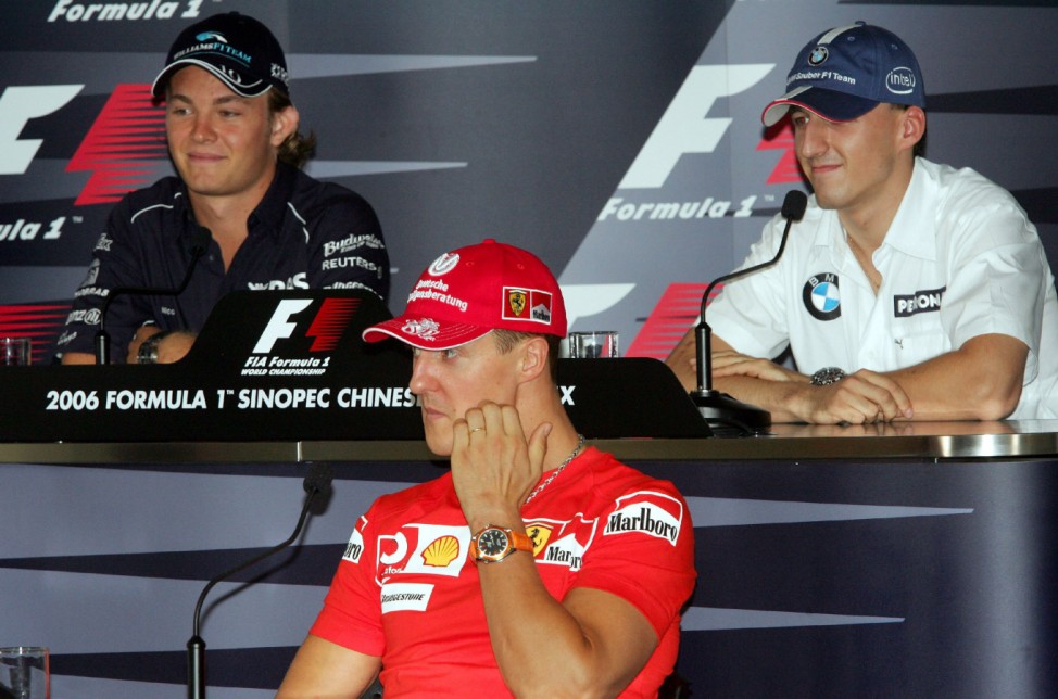 Formel 1 Schanghai - Schumacher, Rosberg und Kubica