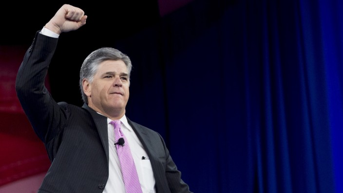 Konservativer Nachrichtensender: Trump hört ihm zu: Fox-Moderator Sean Hannity, hier bei einem Auftritt 2016