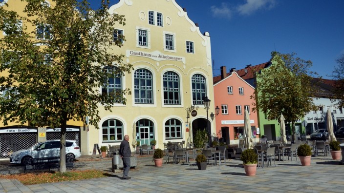 Kultur im Landkreis Erding: Das städtische Kulturzentrum Jakobmayer am Unteren Marktplatz in Dorfen.
