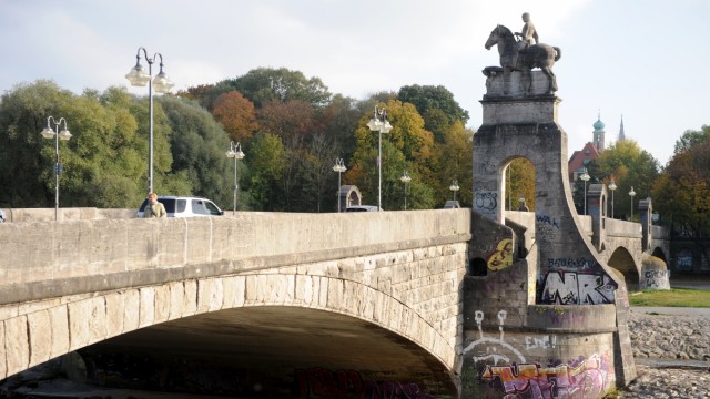 Wittelsbacherbrücke in München, 2016